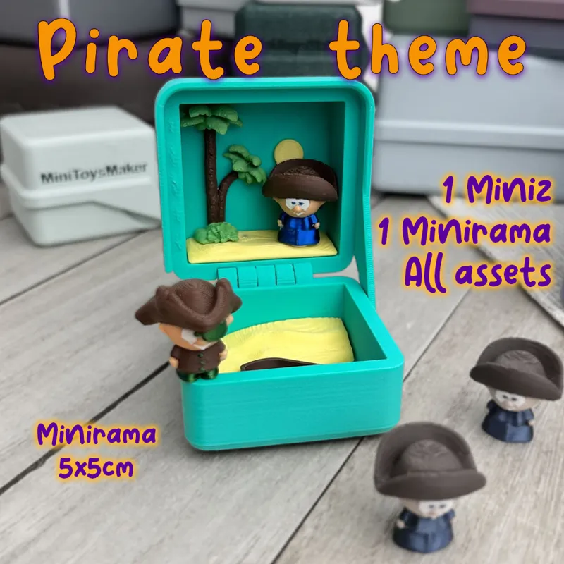 Pirate - Minirama 5x5 by MiniToysMaker