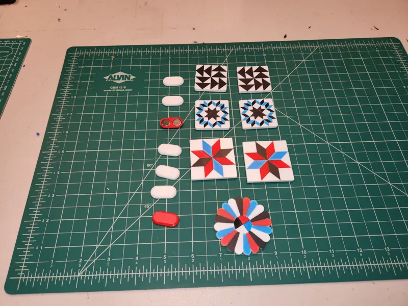 Quilt Block Magnetic Buddies and Needle Minders