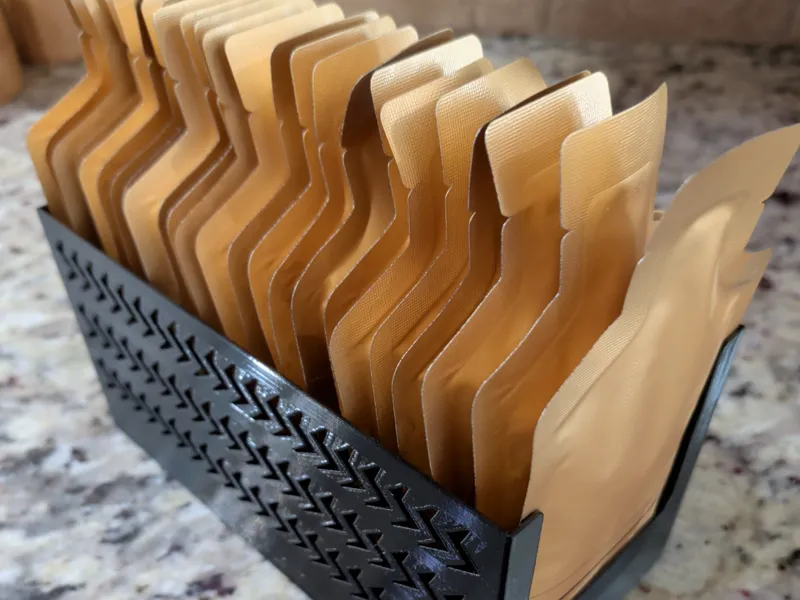 Lightning Bolt Energy Gel Holder for DIY Gels
