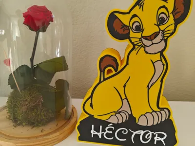 CUSTOMIZABLE SIMBA LED LAMP 