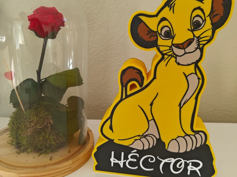 LÁMPARA LED SIMBA PERSONALIZABLE 