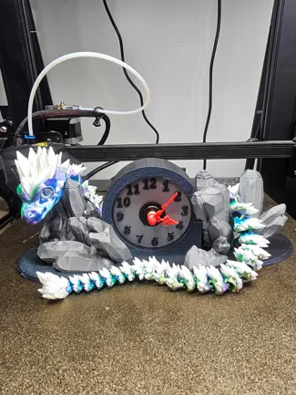Articulated Dragon Clock