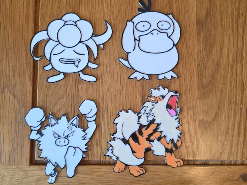 pokemon 41-60 colouring sheets