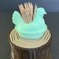 Poule sur son nid — pique-cure-dents — photo 2