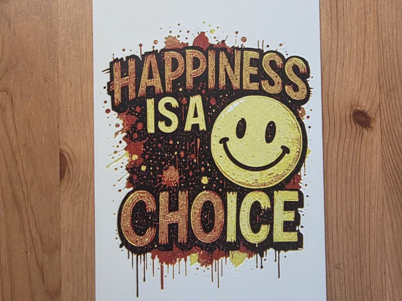 Happiness Is A Choice Hueforge