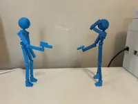 Stick-Bot V2 + Laser Gun
