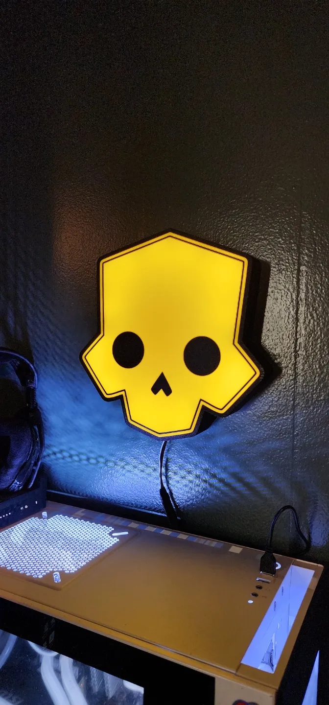 Helldivers II Skull Light Box