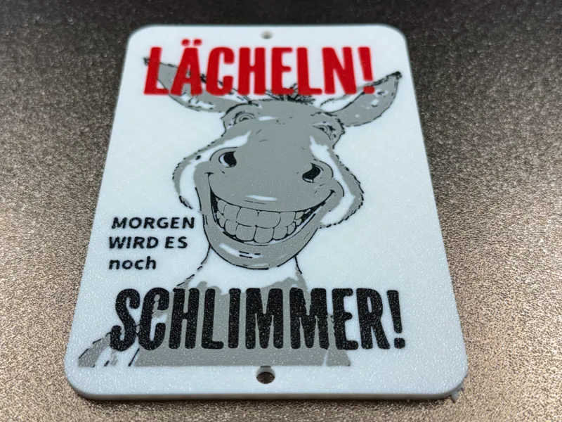 Lüstiger Schild