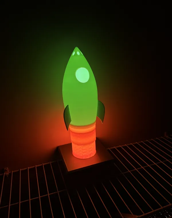 Abat-jour fusée pour kit de lampe LED