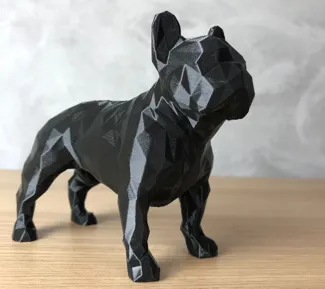French Bulldog Low Poly