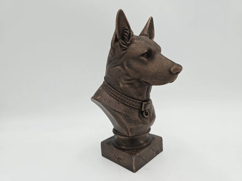 Shephard Model Line GERMAN SHEPHARD BUST - Free 3D Print Model - MakerWorld
