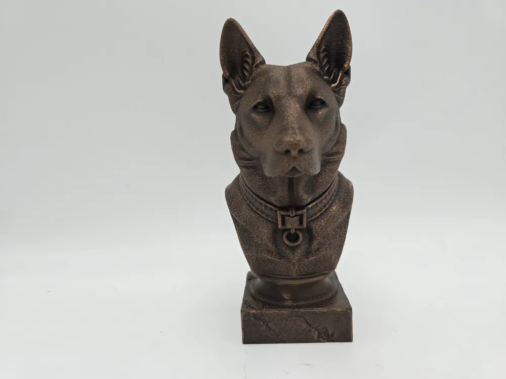 Shephard Model Line GERMAN SHEPHARD BUST - Free 3D Print Model - MakerWorld