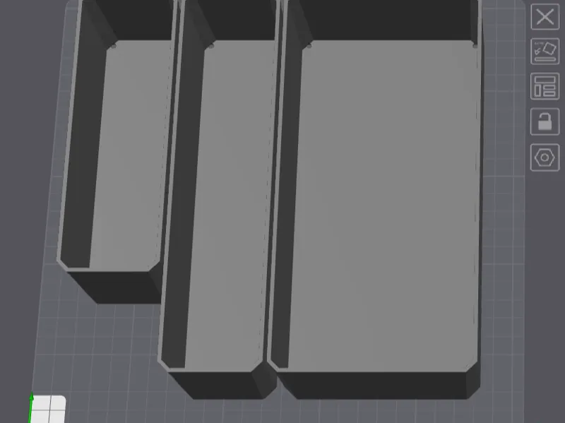 Sortimo Addons division boxes (no name plates)