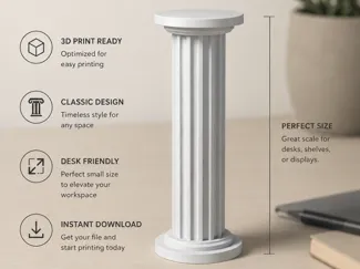 Desk Pillar