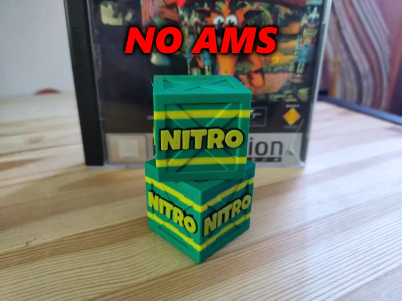 Caisse Nitro Crash Bandicoot (multipart)