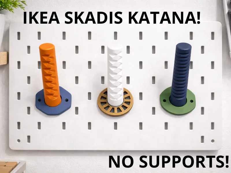 Parametric Katana Sword for SKADIS (No Supports)