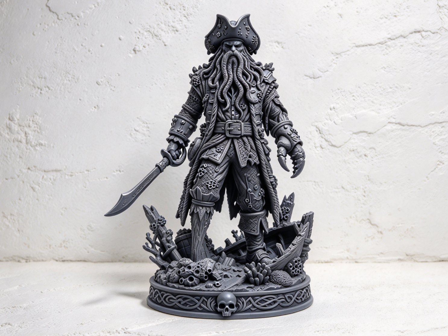 Davy Jones Pirate Lord - Ultra High Detail - 1