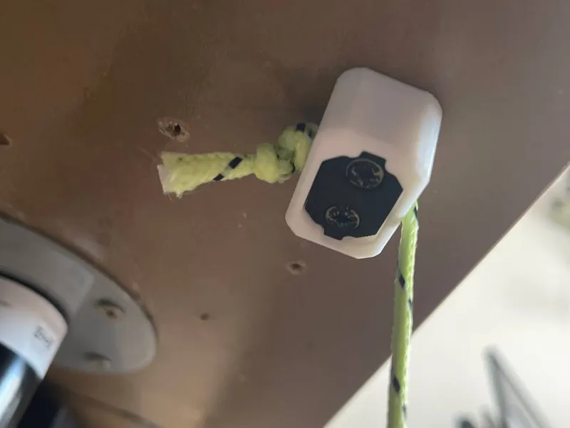 Rope Lock Clamp for DIY Under-Desk FloatingShelves