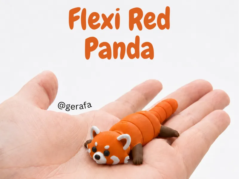 Flexi Red Panda – Articulated Toy