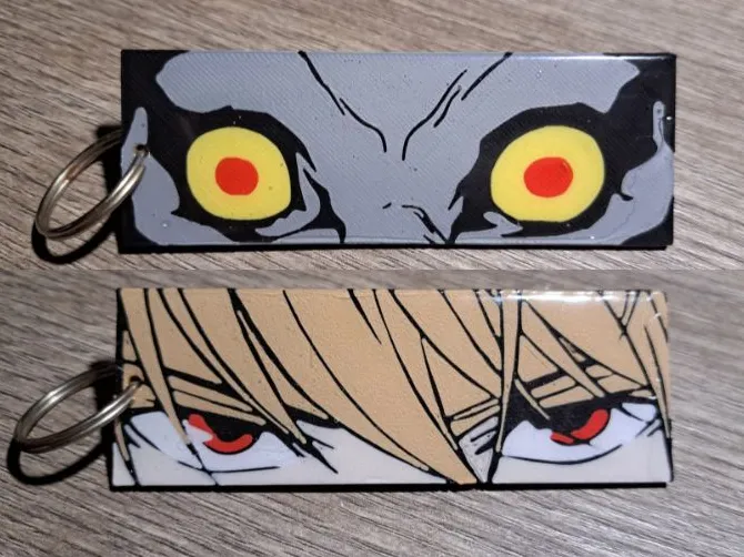 Death Note Ryuk e Light Portachiavi