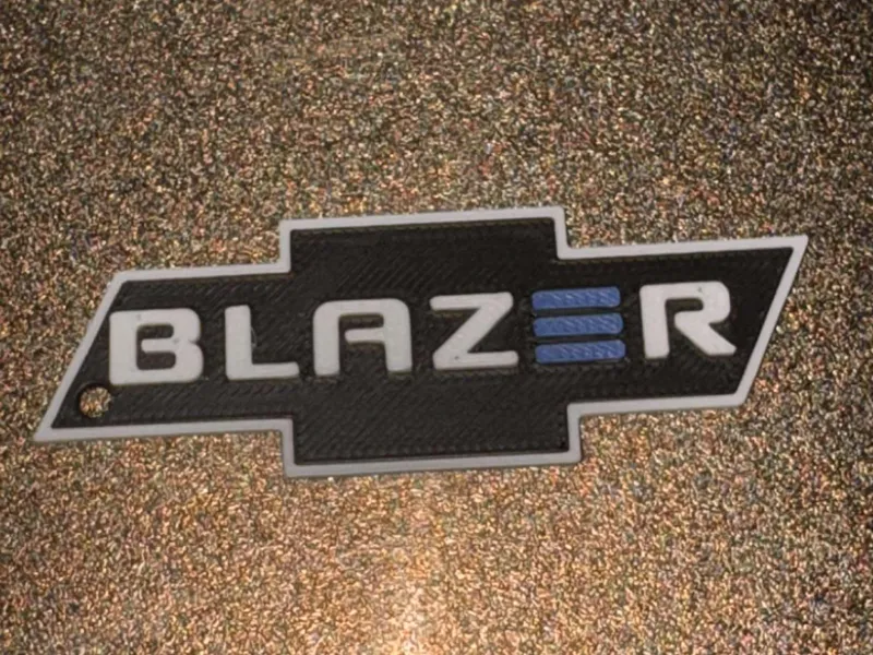 Chevrolet Blazer EV logo Keychain.
