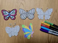 Pack papillons à colorier — photo 2