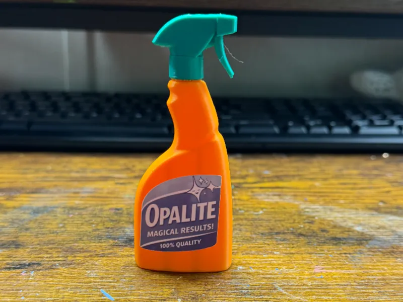 Opalite cleaner bottle- from  video Taylor Swift
