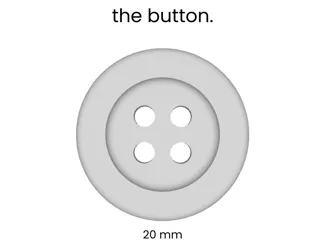 Round Button 20mm