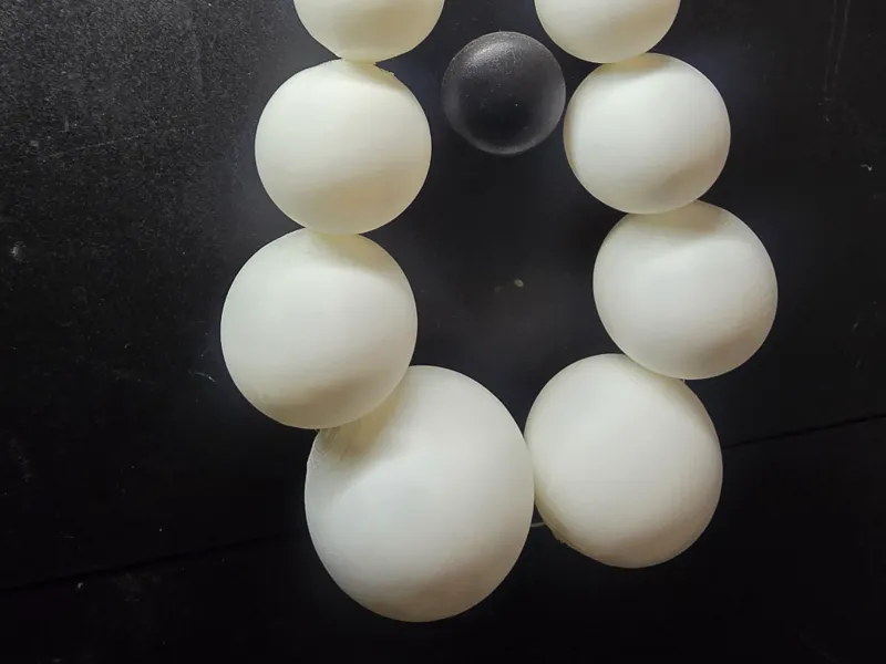 Wilma Flintstone Necklace or Hungry Hippo Beads