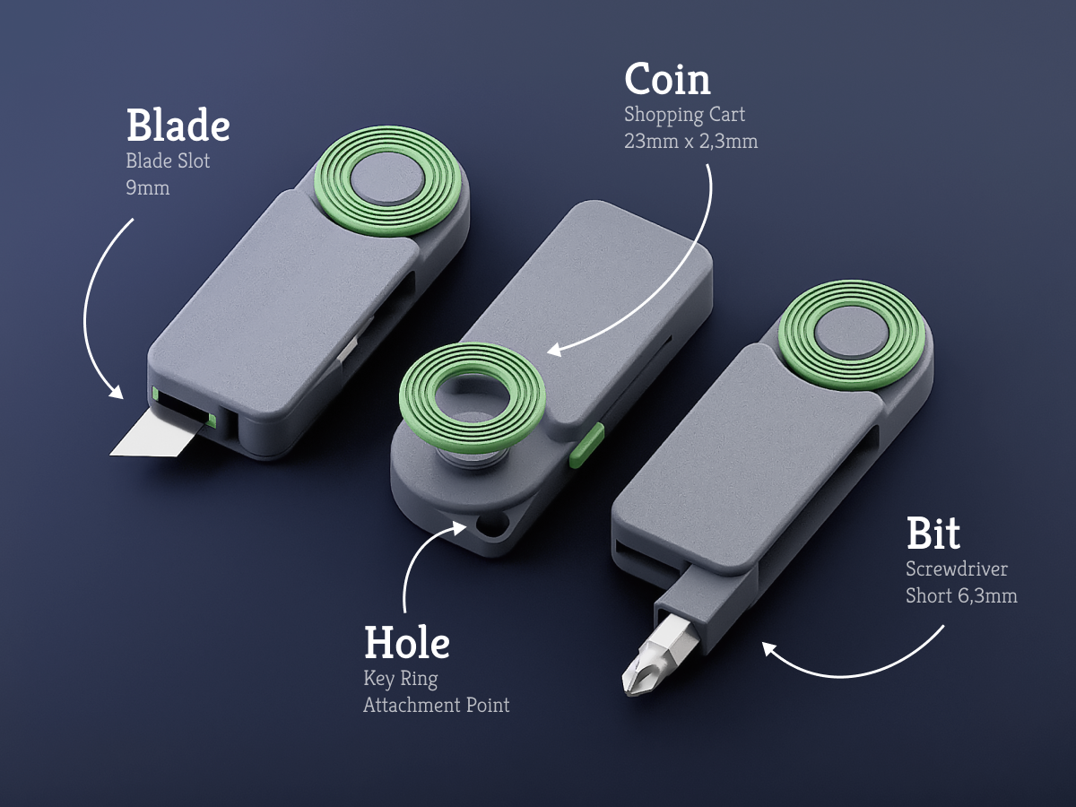 Pocket Multi-Tool Keychain