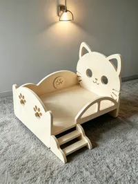 猫头靠右木纹版