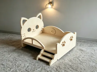 Parrot bed bird's nest Add stunning wood grain effect