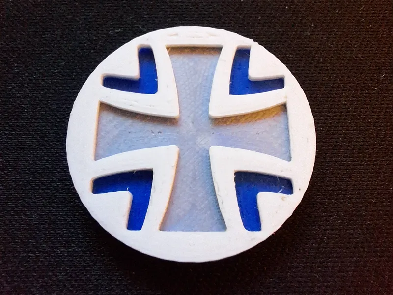 Einkaufswagenchip Bundeswehr Eisernes Kreuz