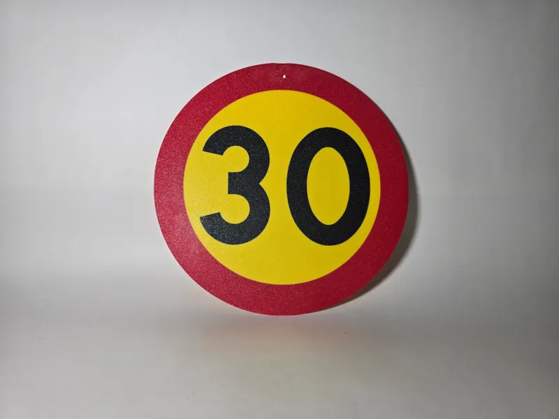 30km/h roadsign EPA