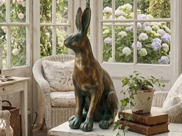 Miniature Sitting Rabbit