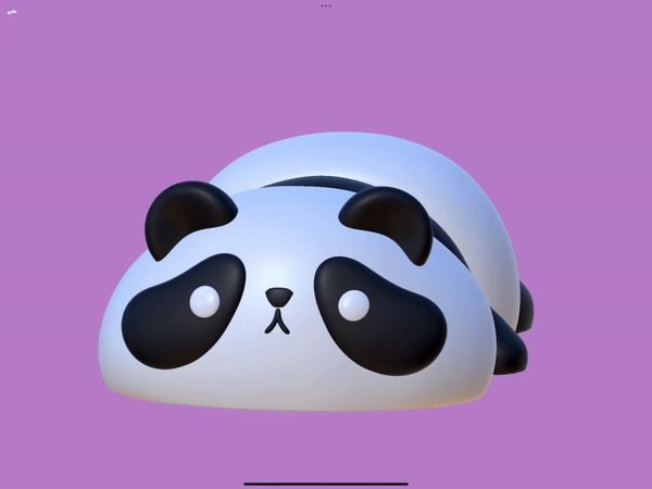 Articulated Chunky Chibi Panda