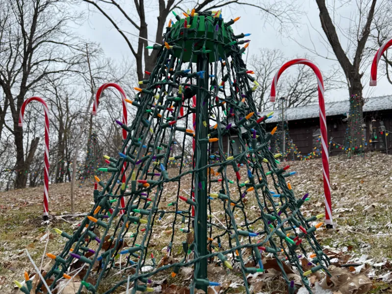 Christmas Tree T Post Topper