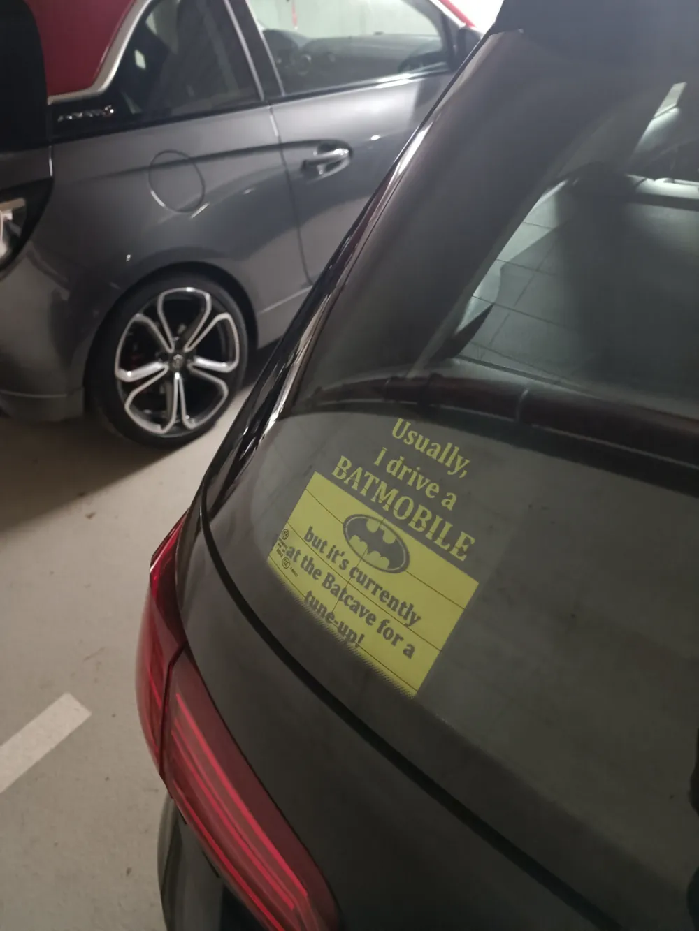 Batmobile rear window sign by Mr.P. - MakerWorld