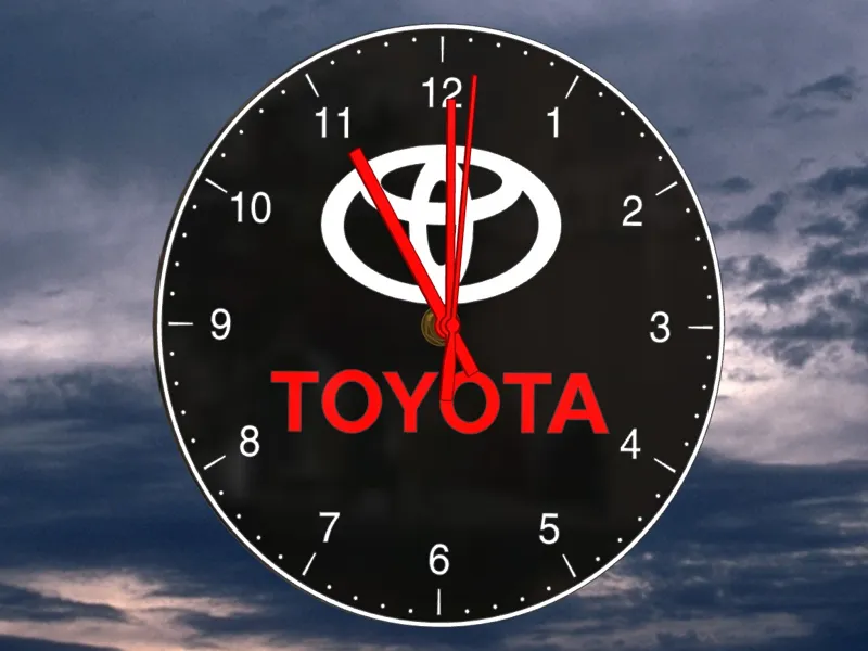 Ziffernblatt für Toyota Wanduhr