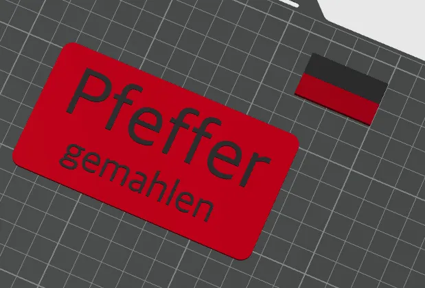 Gewürzdosen Schilder