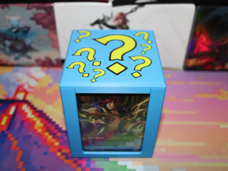 Riftbound Showcase Deck Box - Ping / Question Mark