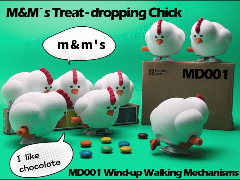M&M`s Treat - dropping Chick