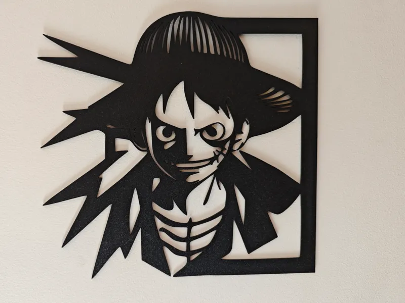 One Piece – Luffy Explosivo en Shadow Art