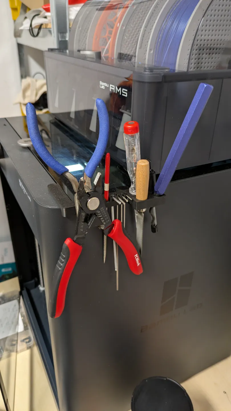 BAMBULAB SIDE TOOLS HOLDER V2.0 Mod for more Tools Remixed by user ...