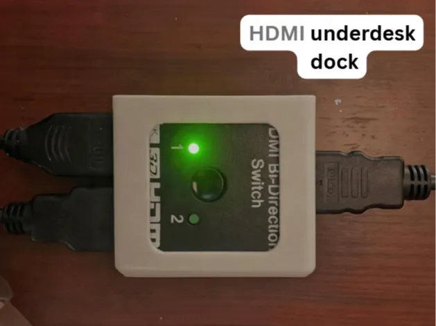 HDMI Switching bracket underdesk