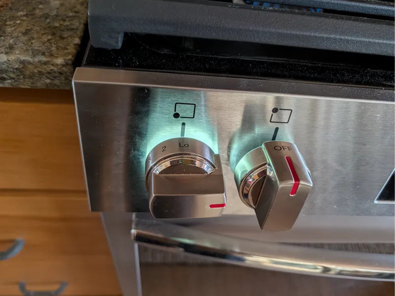 Frigidaire Stove dial light diffuser