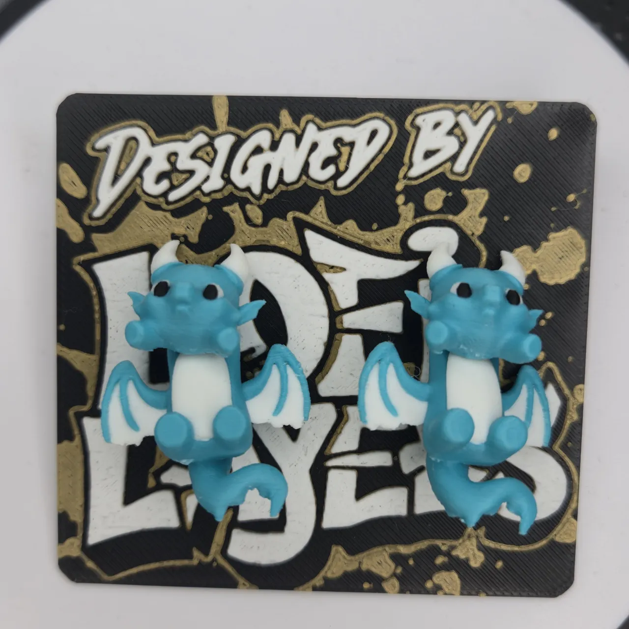 Dragon Jumper Earrings view 2