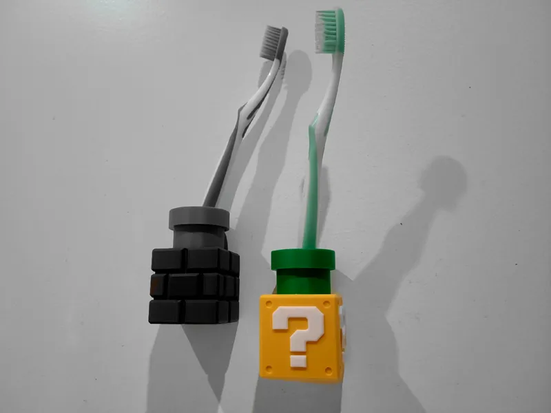 Super Mario Bros Tooth Brush Holder - NO AMS