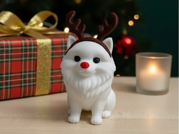 Sacho Rudolph Model Cute Christmas Dog - Rudolph Reindeer by Dunki MakerWorld: Download ...