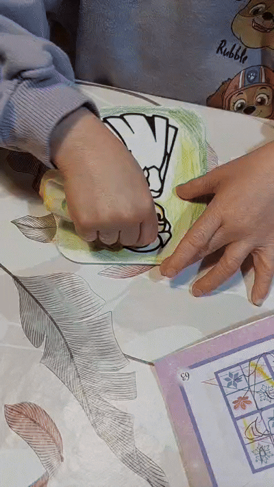 Disegno 3D da Colorare per Bambini Elsa